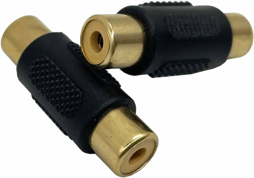 American terminal ATFF-100B-10 Gold RCA Female-to-Female Coupler Adapter 10 Pack