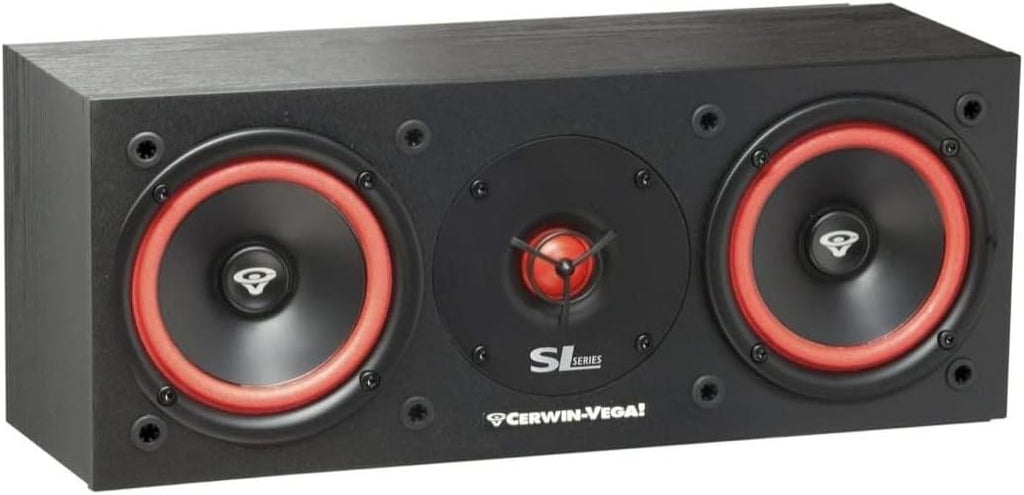 Cerwin Vega SL-25C Dual 5 1/4" 150 Watt Center Channel Speaker Home Theater