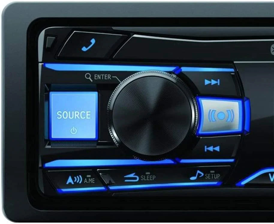 Alpine Digital Media Bluetooth Stereo Receiver + 99-8211 Dash Kit For 2000-2004 Toyota Avalon