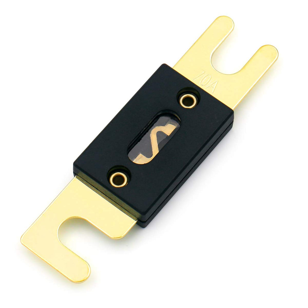 Absolute USA ANL120-2 2 Pack ANL 120 Amp Gold Plated Fuse