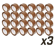 Charger l&#39;image dans la galerie, American Terminal 72 Rolls of Premium 3&quot; X 330&#39; Brown Jumbo 3-Inches Strong Heavy Duty Sealing Adhesive Shipping Packing Tape 110 Yards for Moving Packaging Shipping Office and Storage