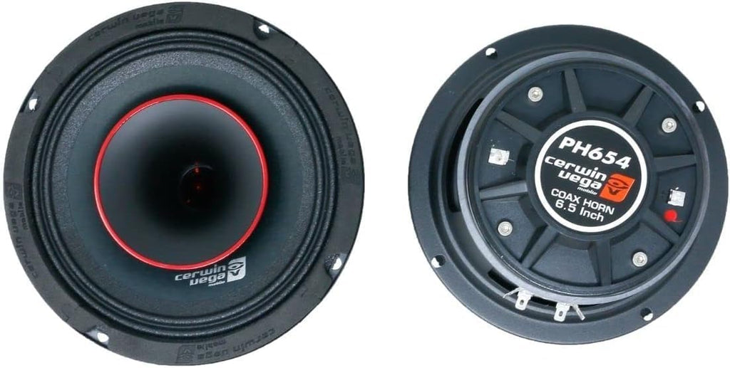 Cerwin Vega PH654 600W 6.5" PRO Series Full Range Coaxial 4-ohm Speakers Pair