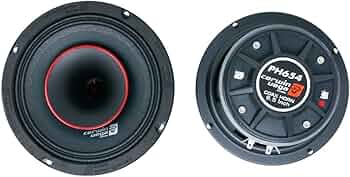 Cerwin Vega PH654 600W 6.5" PRO Series Full Range Coaxial 4-ohm Speakers Pair