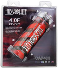 Load image into Gallery viewer, ABSOLUTE CAP400R 4 FARAD POWER CAR CAPACITOR (RED)