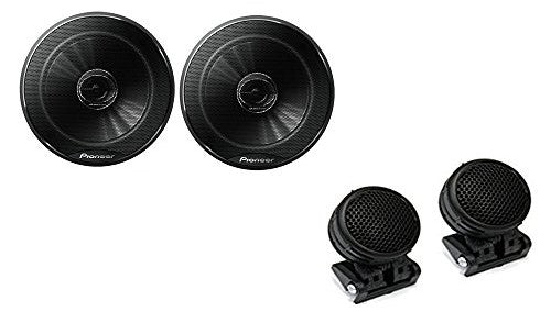 PIONEER 6.5-INCH 6-1/2" CAR AUDIO COAX 2-WAY SPEAKERS PAIR 600W MAX with TW-600