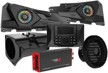 Charger l'image dans la galerie, Cerwin Vega RPMRZRKM22 2014+ RZR XP Front Speaker Kit 4CH Amplifier Media Center