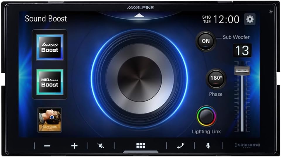 Alpine ILX-W670 Digital Receiver, 2 Pair Alpine R2-S69 6x9 Speaker, KIT0 AMP Kit