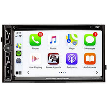 Charger l&#39;image dans la galerie, Power Acoustik CPAA-70D 7-Inch Double-DIN in-Dash DVD Receiver with Bluetooth, Apple CarPlay, and Android Auto