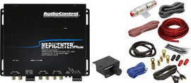 Audio Control The Epicenter & Absolute KIT4 Bass Restoration Processor with OEM Integration plus Auxiliary Input & Absolute 4 Gauge Amp Kit