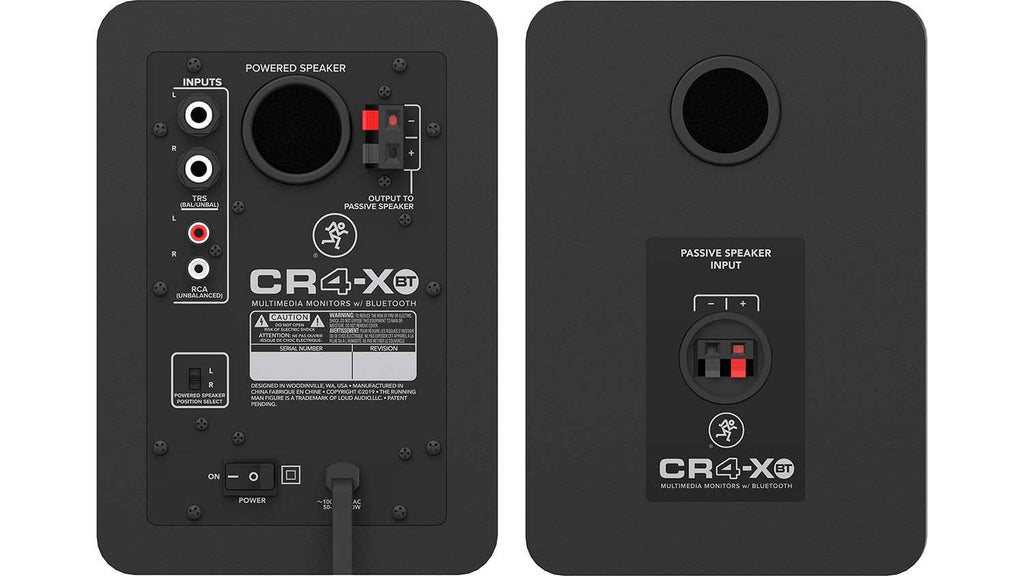 Mackie CR5-XBT, 5 Inches Creative Reference Multimedia Monitors With Bluetooth - Pair