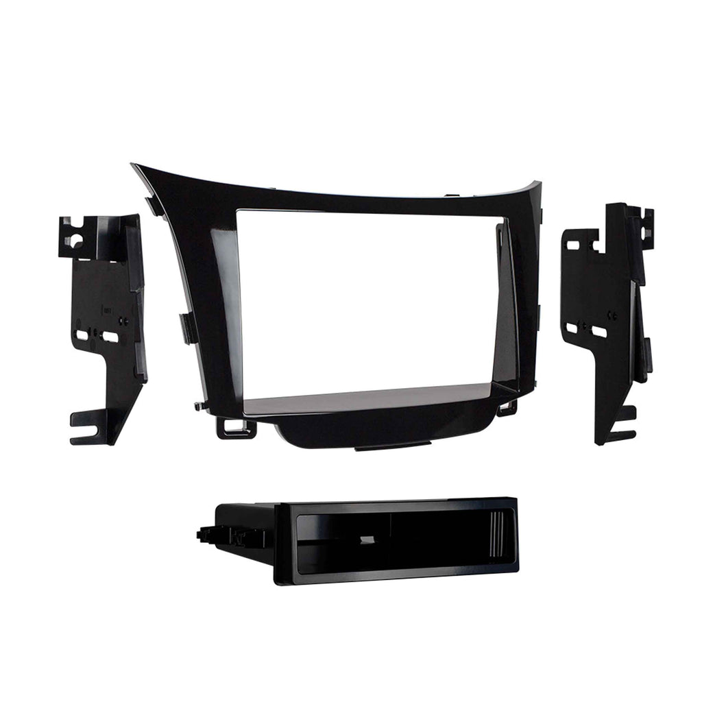 Metra 99-7357HG Single-DIN Car Stereo Dash Kit - Compatible Fits for Hyundai Elantra GT (without NAV) 2013-2017