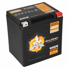 Charger l'image dans la galerie, Shuriken SK-BTX30L 420 CRANK AMPS / 30AMP HOURS AGM Power Sports 12V Battery