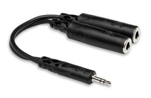 Charger l&#39;image dans la galerie, Hosa YMP-233, 3.5mm TRS Male to Dual 1/4&quot; TRS Female Y Cable