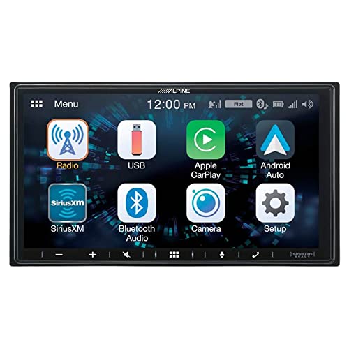 Alpine ILX-W670 7" Digital Multimedia Receiver (Does Not Play CDs) and HCE-C1100 Backup Camera + Absolute KIT10 10 Gauge Amp Kit