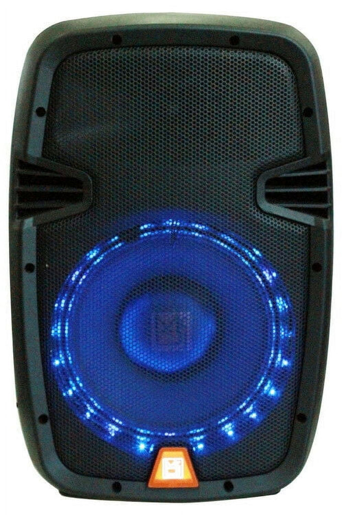 Mr Dj USA PBX1859S 10" 2-Way Portable Passive Speaker with LED Accent Lighting