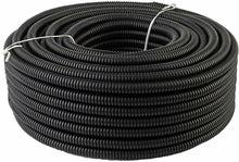 Charger l&#39;image dans la galerie, 1/2&quot; Polyethylene Split Wire Loom Tubing - Length: 25 Feet - Color: Black