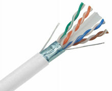 Load image into Gallery viewer, Cat6 Ethernet Cable 23AWG 600Mhz UL Bare Solid Copper Wire UTP 250' White