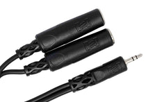 Charger l&#39;image dans la galerie, Hosa YMP-233, 3.5mm TRS Male to Dual 1/4&quot; TRS Female Y Cable