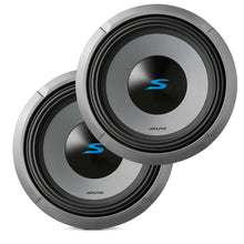 Load image into Gallery viewer, 2 Alpine S2-W12D2 1800W 12" Type-S Series Dual 2 ohm Car Subwoofer