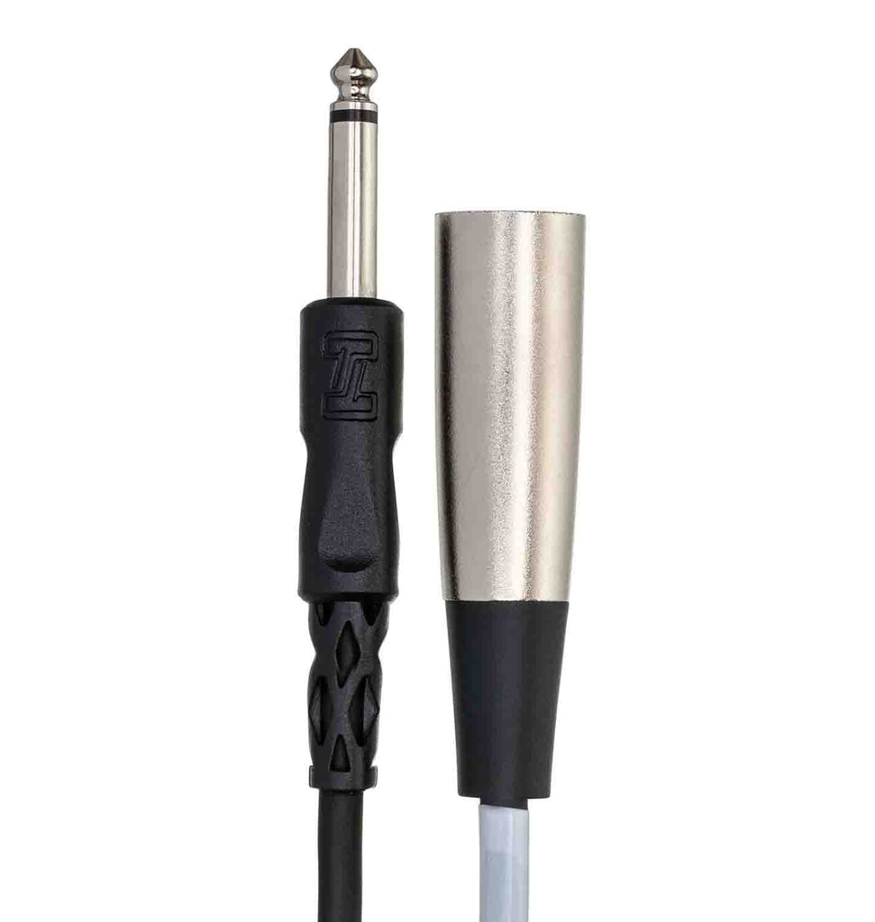 Hosa PXM-110, 1/4" TS to XLR3M Unbalanced Interconnect Cable - 10 Feet