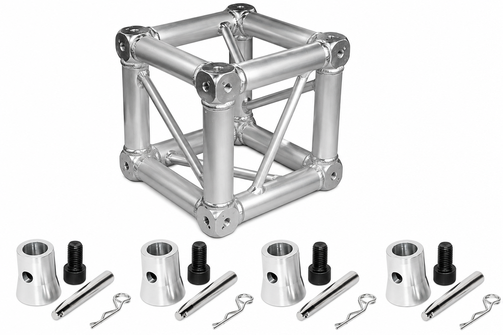 MR DJ DTJB1W Universal Corner Junction Block Box 1-6Way + 4 Half Conical Couplers