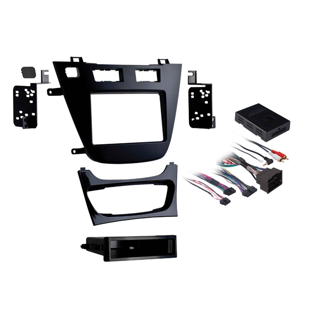 Metra 99-2023B Single/Double DIN Installation Black Regal Kit - Compatible Fits for Buick 2011-2012