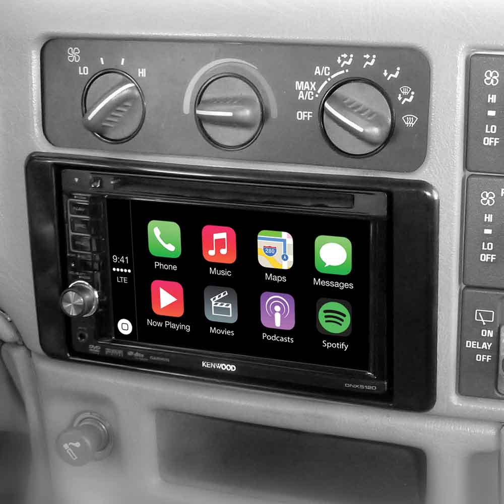 2-DIN Dash Kit Fit Chevrolet Astro / GMC Safari 1996-2005 Harness Antenna