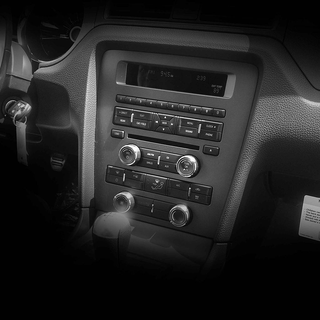 Metra 99-5853CH Turbo Tactile Radio Install Kits with Single Zone, Manual Climate Co - Compatible Fits for Ford Mustang 2010-2014