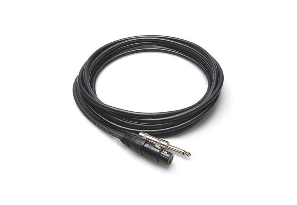 Hosa CXP-050 1/4" Male to 3-Pin XLR Female Microphone Cable - 50 Feet