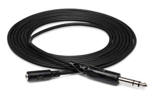 Load image into Gallery viewer, Hosa MHE-325 Headphone Adaptor Cable 3.5 mm TRS to 1/4 in TRS - 25 Feet