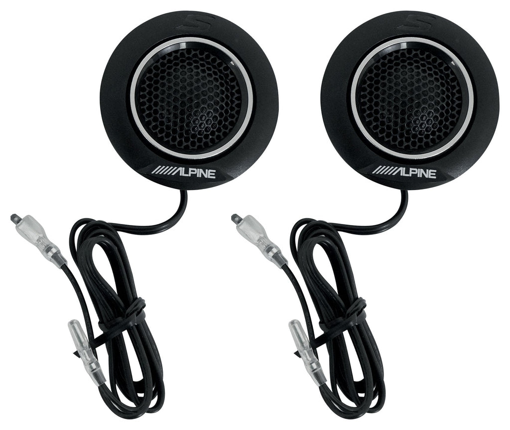 2 Pair Alpine S2-S65C 6-1/2" Component 2-Way Speaker System Bundle