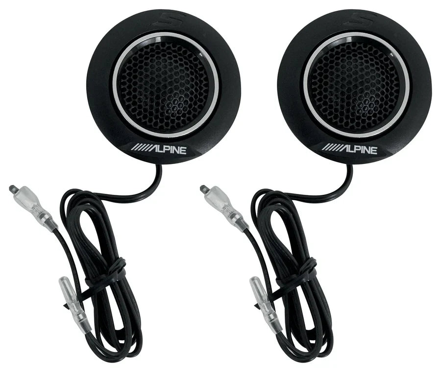 Alpine S2-S65C 6.5" 2 Way Component + S2-S65 6.5" 2 Way Coaxial Car Speakers