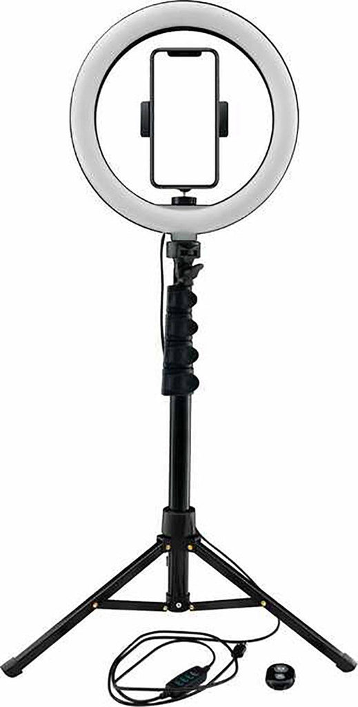 Mackie mRING-10, 10” 3-Color Ring Light Kit with Stand and Remote