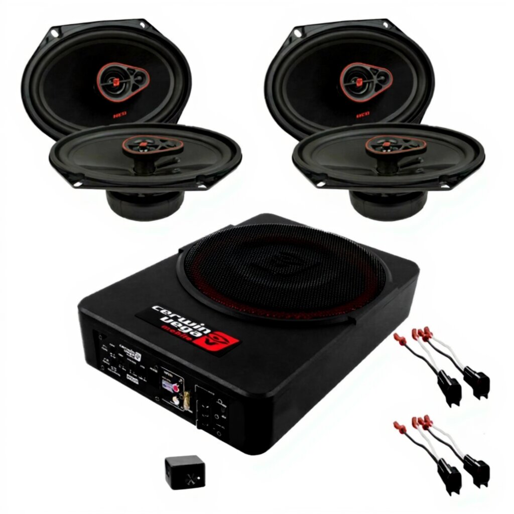 Cerwin Vega Subwoofer & Speaker Package Fit 1999-14 Ford F-150