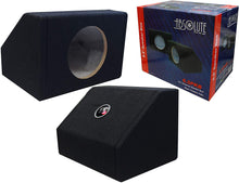 Load image into Gallery viewer, 2 Absolute 6.5&quot; Single Angled Subwoofer Enclosure Speaker Box - Black