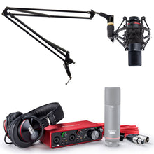 Charger l&#39;image dans la galerie, Focusrite SCARLETT 2I2 STUDIO Gen Audio Interface + Mic+ Headphones + Boom Arm