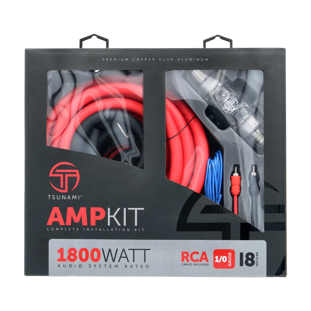 Tsunami TSB-AMP0C 1800W 1/0GA CCA Amp Kit