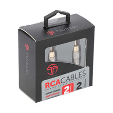 Load image into Gallery viewer, Tsunami TSX-RCA2 2 Channel 2 Ft RCA Cable