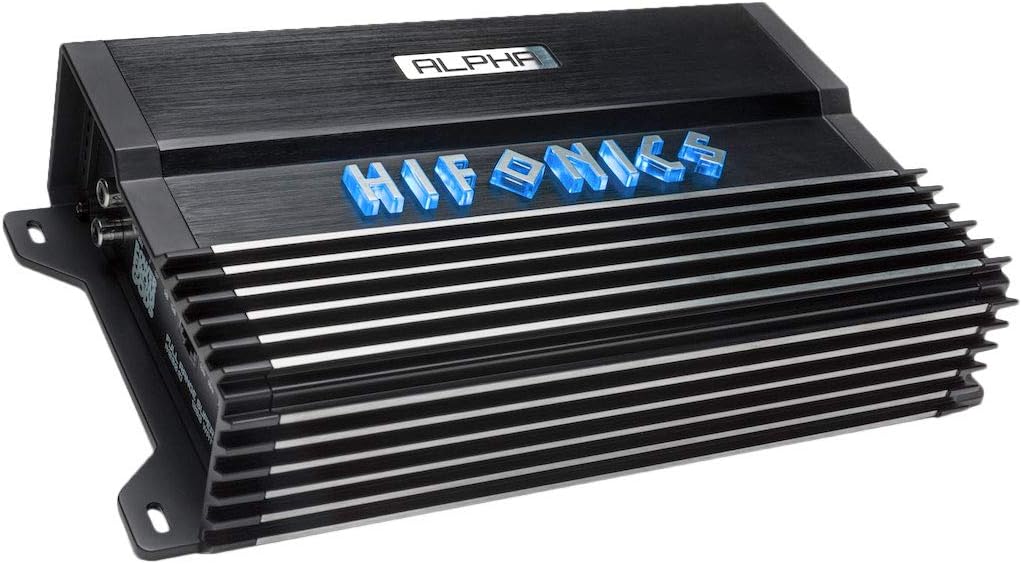 Hifonics A1200.1D 1200W Class-D Monoblock Car Amplifier & 4 Gauge AMP Kit