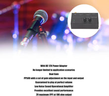 Load image into Gallery viewer, MR DJ PP500 Phono Turntable Preamp Input /TRS Output Stereo Knob Control Mini Record Player Preamplifier