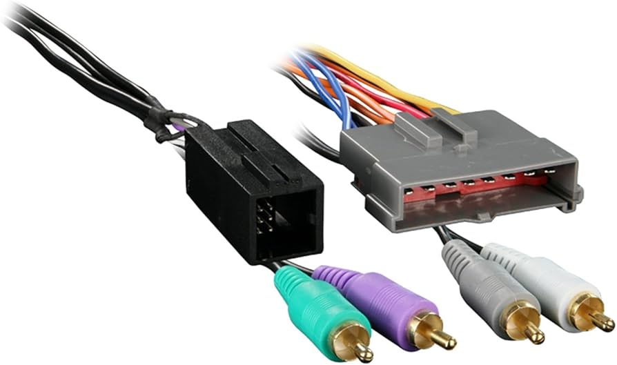 Absolute A16-5510 Factory Amp Integration Wiring Harness FORD 1986-2000 (70-5510, AWH16)