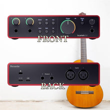 Load image into Gallery viewer, Focusrite Scarlett Solo 4th Gen 2x2 USB Audio Interface With Single Microphone Preamp