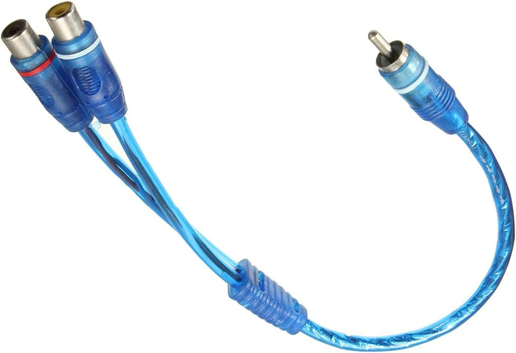 Absolute ABC-2F1M BLUE Y-Adapter 2F-1M ABC Series RCA