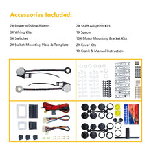 Load image into Gallery viewer, AT AT-HW600 Universal Electric Power Window Conversion Kit for 2-Door Vehicles