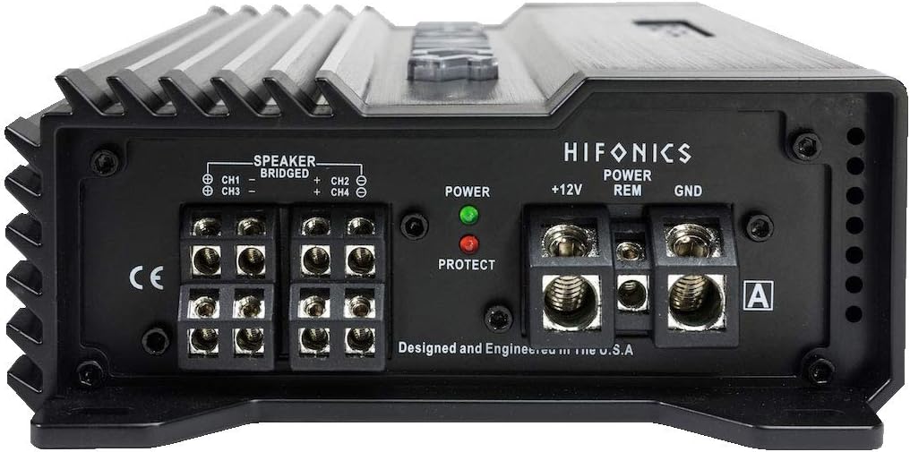 Hifonics A800.4D  800 Watt 4-Channel Alpha Series Class-D Compact Car Audio Amplifier