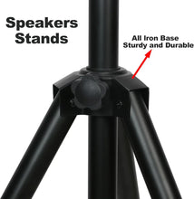 Load image into Gallery viewer, MR DJ SS350R Universal Red Tripod PRO PA DJ Home On Stage Speaker Stand