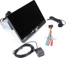 Load image into Gallery viewer, Jensen CAR1013 10.1" Single DIN Floating Touchscreen Digital Multimedia Receiver with Bluetooth, Wireless Apple CarPlay and Android Auto