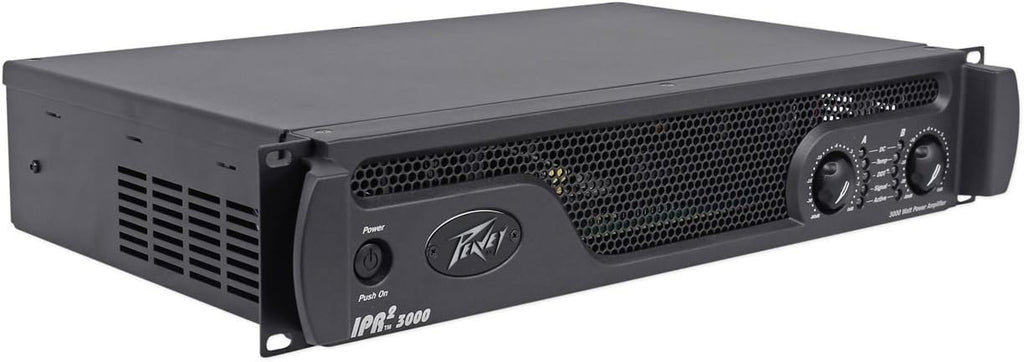 Peavey IPR2 3000 3,000 Watt Class D Pro Power Amplifier + 2 Stand & Cables