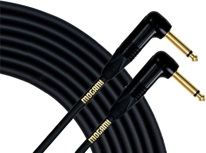 Mogami GOLD INSTRUMENT-03-RR Right Angle to Right Angle Instrument Cable - 3 foot