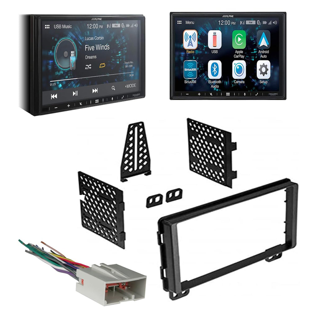 Alpine ILX-W670 7" Car Receiver Bundle 70-5520 Harness  95-5812 Kit Compatible Ford 03-07